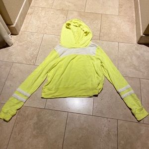 Neon Yellow Hollister Pull Over